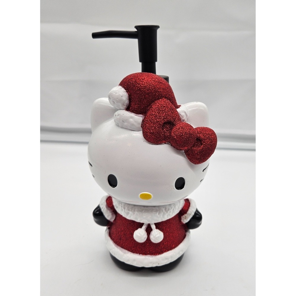 Hello Kitty Christmas Soap Dispenser Sanrio Mrs Claus Glitter Holiday‎ JFA80-07